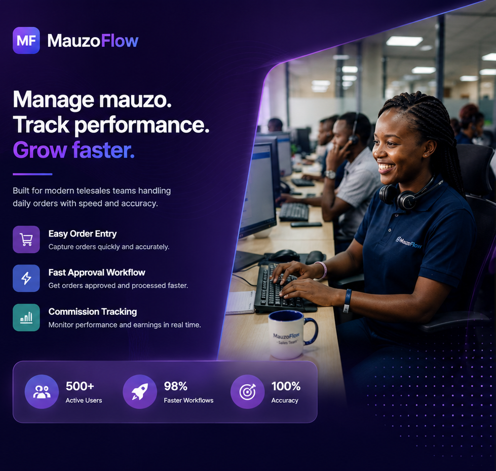 MauzoFlow dashboard preview
